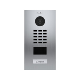 DoorBird IP Video Türstation D2201V, 1 Ruftaste (Gehäuse für Auf-/Unterputzgehäuse separat erhältlich)