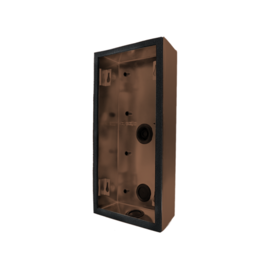 DoorBird D2101V Surface-mounting housing (backbox), Stainless Steel V4A, brushed, PVD coating with B