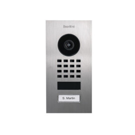 Doorbird IP Video Door Station D1101V Flush-mount, stainless steel, brushed, Flush-mounting