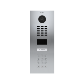 DoorBird IP video door station D2101KV, Brushed Stainless Steel V2A (surface-/flush-mounting housing sold separately)